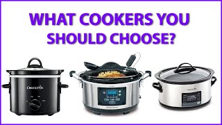 Best Slow Cookers on the Market  Top 5 Slow Cookers Buying Guide ✅ [upl. by Kaine]