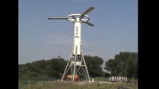 VAWT 200kW Vertical Wind Turbine Installation [upl. by Cirderf]