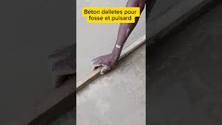 Béton dalletes pour fosse et puisard [upl. by Anoo951]