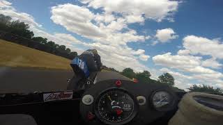 On board Ant Hart in the ACU race at Darley Moor July 2018 [upl. by Ahkeber]