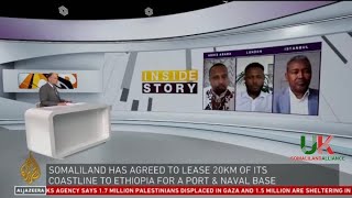 UKSLA representative Sharmake spoke to Al Jazeera about the recent MoU between Ethiopia Somaliland [upl. by Esorbma227]