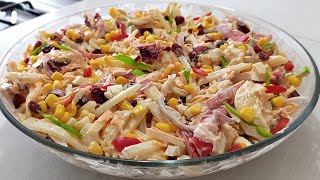 Esta Ensalada Navideña Volvió Locos a TODOS CRIS EN LA COCINA RECETA DE ENSALADAS [upl. by Landre]