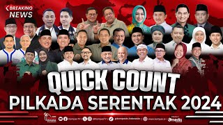 🔴 LIVE Pengumuman Hasil Quick Count Pilkada Serentak 2024 Suara Siapa Unggul [upl. by Patten]