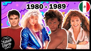 Las 5 Canciones Mexicanas más Escuchadas Cada Año 19801989  80s [upl. by Liatris]