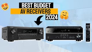 Best Budget AV Receivers For 2024  AV Receiver For Home Theater System [upl. by Kort]