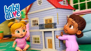 Baby Alive Official 🏡 Babies Play With Dolls House Playset 👗 Kids Videos 💕 [upl. by Hessney]