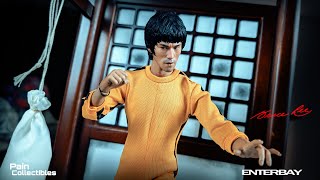 Enterbay brucelee gameofdeath 16 figure unboxing review [upl. by Siugram822]