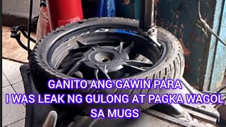 HONDA CLICK 125 v3 PAANO MAGPALIT NG GULONG [upl. by O'Shee]