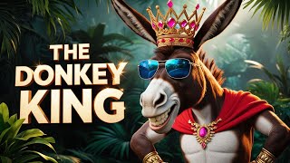 The Donkey King of the Jungle 👑  Wild Fun Songs amp Rhymes [upl. by Airdni]