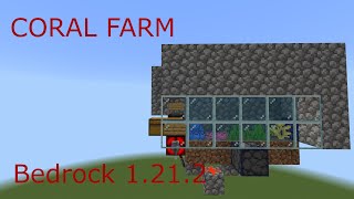 Coral and Seagrass Farm Bedrock 1212 [upl. by Yenetruoc]