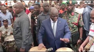 Rais Magufuli alivyopiga tumba na bendi ya msondo ngoma [upl. by Eadrahs868]