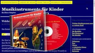 Musikinstrumente für Kinder Hören sehen und verstehen [upl. by Jamnis]