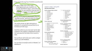 Preparing a Portfolio for a CAD Job [upl. by Ayeki]