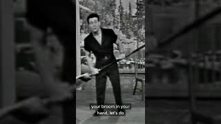 Broom Workout for Posture and Shoulders  Jack Lalanne [upl. by Lauritz721]