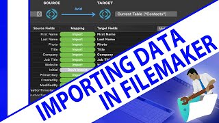 How to Import Data into FileMaker Pro [upl. by Wolgast]