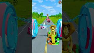 😱Wild Cars 🚗amp🤪Crazy Rides Speeding Toward Bollard 🧊Pepsi and the Massive Chain⛓️  BeamNGdrive [upl. by Davis]