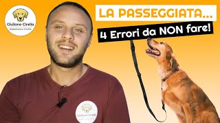 🐶 Passeggiata con il Cane 4 Errori da Non Fare e Perché  Giuliano Addestratore [upl. by Nomzed]