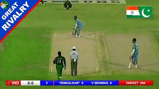 Greatest rivalry India V Pakistan highlights  What a fantastic match [upl. by Melentha]