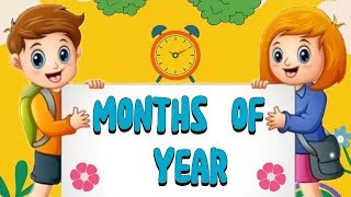 Twelve Months Names  Mahino k Naam  Months Names songs  January February Months Names [upl. by Ellitnahc8]