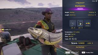 how to catch Mamlambo the Africa legendary on the angler [upl. by Akeinahs]