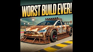 Building the WORST Tesla Cybertruck for the Ultimate Junkyard Challenge [upl. by Arek]