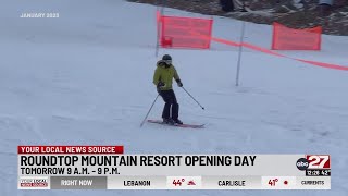 Roundtop Mountain ski resort gears up for opening day [upl. by Garretson]