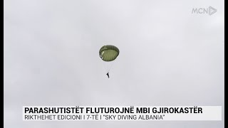 Parashutistët italianë ‘fluturojnë’ mbi Gjirokastër Rikthehet në edicionin e 7 “Sky diving Albania” [upl. by Valeria]