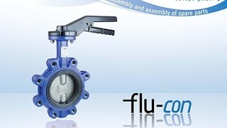 Disassembly and assembly of Butterfly valve [upl. by Nnairda86]