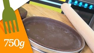 Recette de la Pâte à tarte au chocolat  750g [upl. by Fakieh]