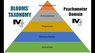 Blooms Taxonomy Psychomotor Domain  Simplest Explanation Ever [upl. by Aneekal562]