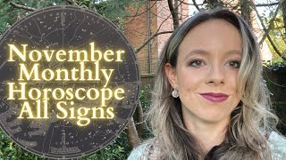 NOVEMBER 2024 HOROSCOPE All Signs Mars Changes Signs and Mercury Goes Retrograde [upl. by Sorilda391]