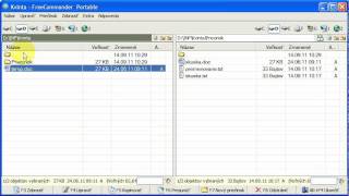FreeCommander 200902b  základná práca so súbormi a priečinkami [upl. by Ludlew]