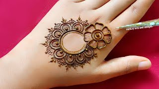 New stylish mehndi design  Back hand mehndi design  easy mehndi design  mehndi  Mehandi [upl. by Rania]