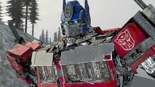 OPTIMUS PRIME TRANSFORMATION Transformers Rise of the Beasts SFM Animation [upl. by Norine346]