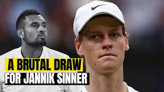 Sinner unlucky draws spark controversy ‘Is Kyrgios in charge of them’ [upl. by Waltner159]