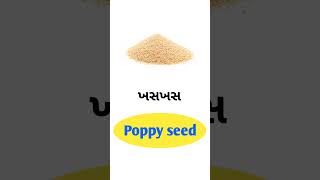 Poppy seed Meaning in Gujarati  English Gujarati Dictionary [upl. by Diandra239]