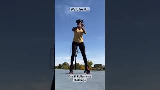 Day 11 Roller skate challenge  dribbles pivots and falls😱 rollerskating over40 [upl. by Karolina399]