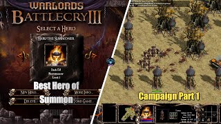 Warlords Battlecry III  Necromancer  Dark Elf  Campaign Part 1 [upl. by Minton]