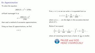 Al Kashi and the Sine of 1 Degree [upl. by Yahc]