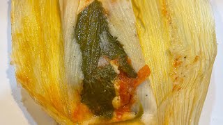 Como hacer Tamales 🫔 de Rajas con Queso 🫔 [upl. by Barger]