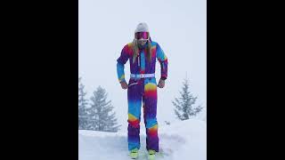 Womens Ski Suit  Full Product Features  OOSC Clothing Skiwear [upl. by Athenian403]