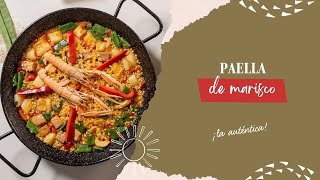 🥘 Paella de Marisco ¡La Auténtica Receta Fácil y Deliciosa [upl. by Aysan]