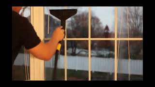 Cleaning Windows with a Vapor Steam Cleaner [upl. by Neevan831]