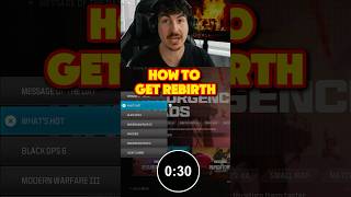 how to get rebirth 247 in under 30 seconds [upl. by Hannaoj189]