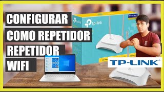 Como Configurar Router TpLink TL WR850N en Modo Repetidor Wifi Paso a Paso [upl. by Ahsuas890]