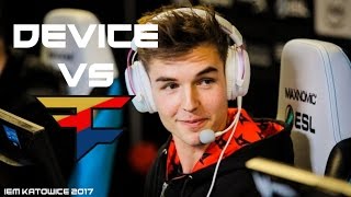 CSGO POV  Astralis Device vs Faze Train 2511 IEM Katowice 2017 [upl. by Anaidiriv581]