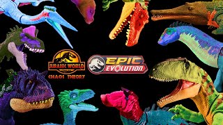 Jurassic world Chaos Theory epic Evolution Wave 4 custom dinosaur toy designs [upl. by Niall]