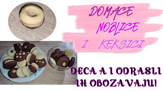 Domace NOBLICE i KOLACICI  3 vrste ukusa Neskvik Cokolada i Vanila  posnovegan [upl. by Norby922]