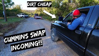 We Bought a Dirt Cheap Truck  Cummins Swap Incoming [upl. by Atsuj799]