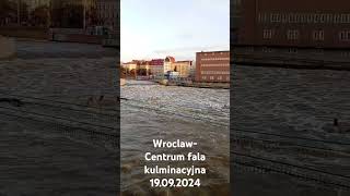 Czy grozi nam powódź Wroclaw Centrum fala kulminacyjna 19092024 [upl. by Narda]